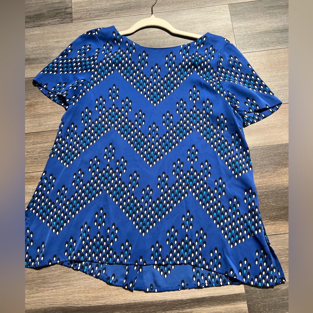 Diane Von Furstenberg‎ Silk Back Button Blouse- 2